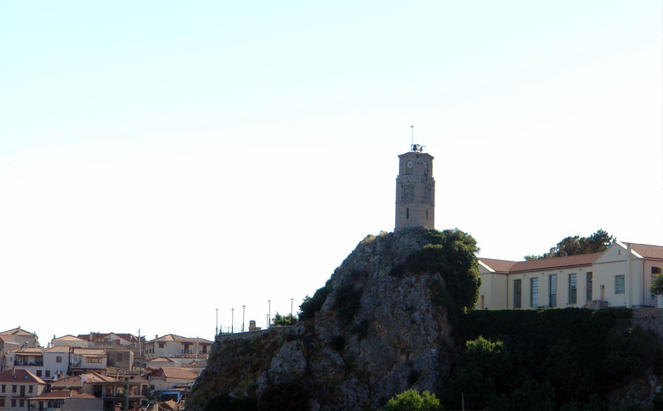 The clock of the old elementary school