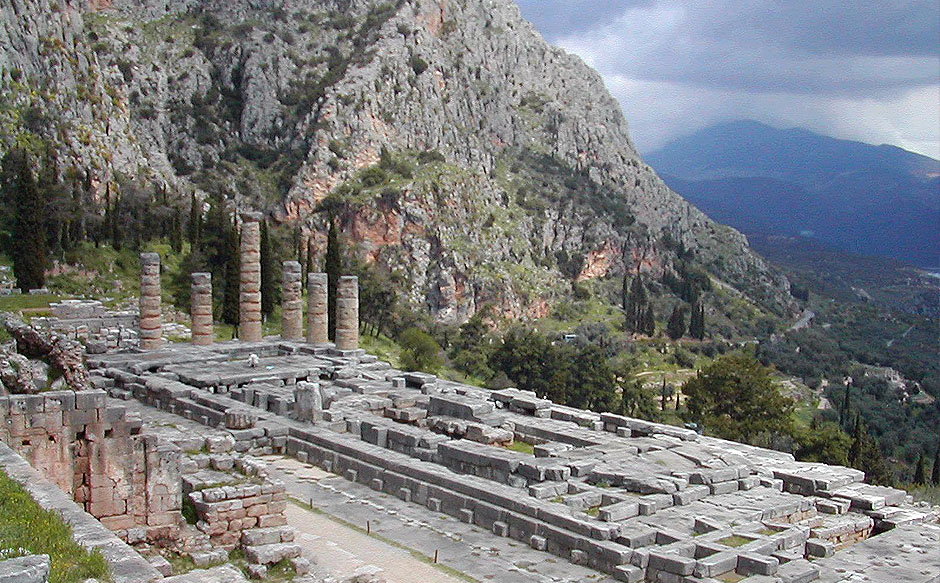 The archaeological site of Delphi