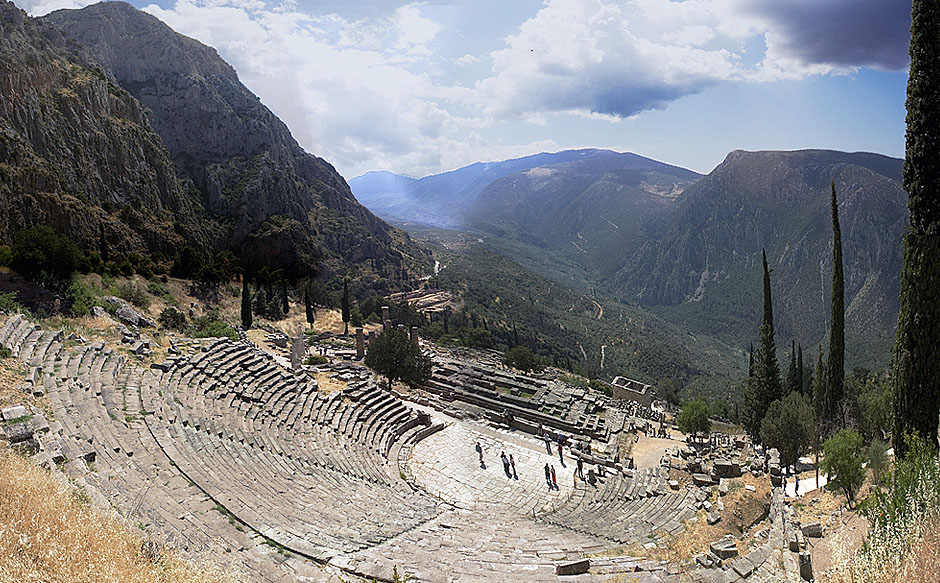 The valley of Delphi