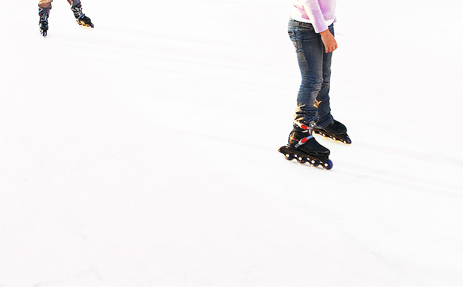 Με ειδικά inline skates